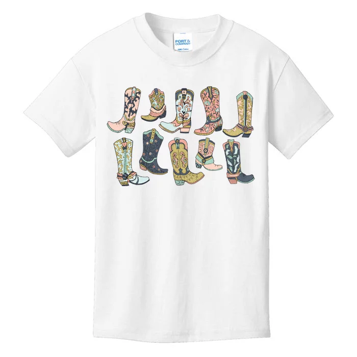 Cowgirl Boots Western Kids T-Shirt