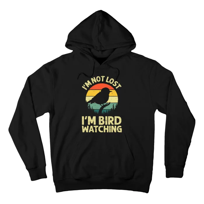 Cool Bird Watching Design Bird Watcher Birder Hoodie