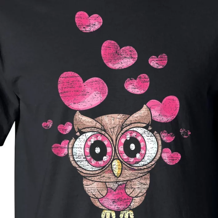 Cute Bird Women Girls Kids Owl Tall T-Shirt