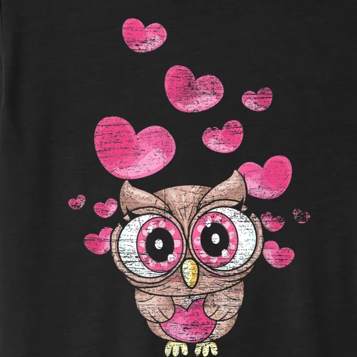 Cute Bird Women Girls Kids Owl ChromaSoft Performance T-Shirt