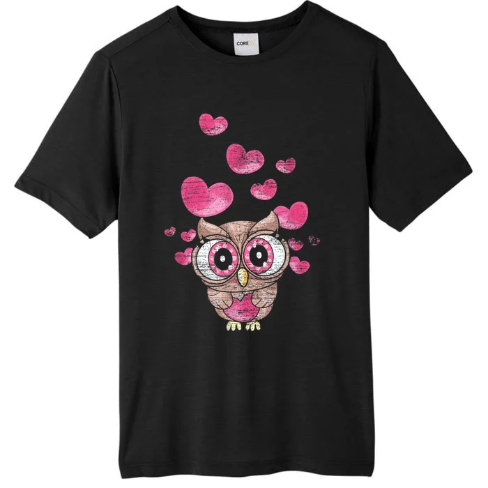 Cute Bird Women Girls Kids Owl ChromaSoft Performance T-Shirt