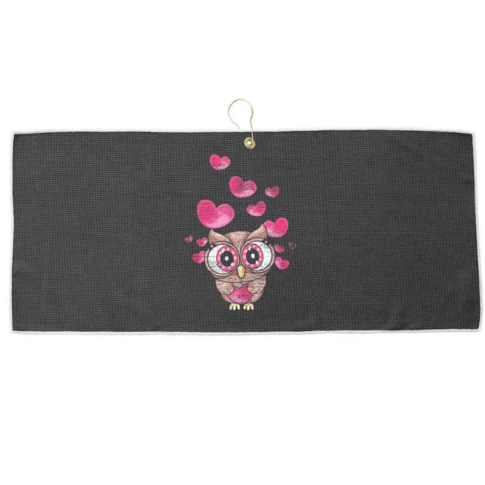 Cute Bird Women Girls Kids Owl Large Microfiber Waffle Golf Towel