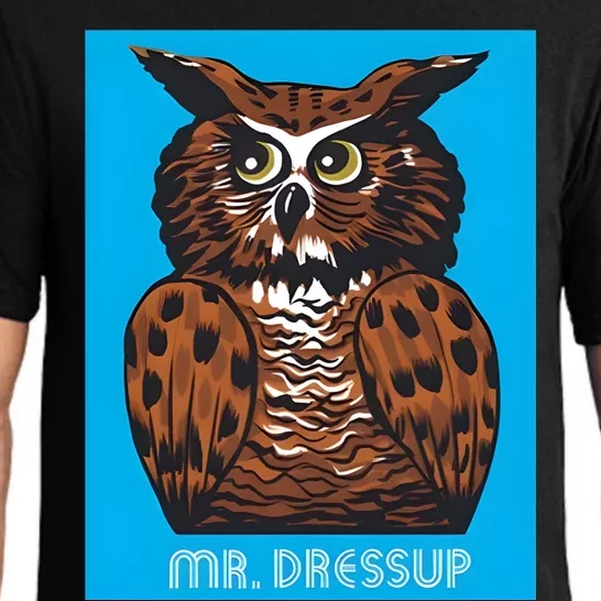 Craig Baird Wearing Mr Dressup Owl Pajama Set