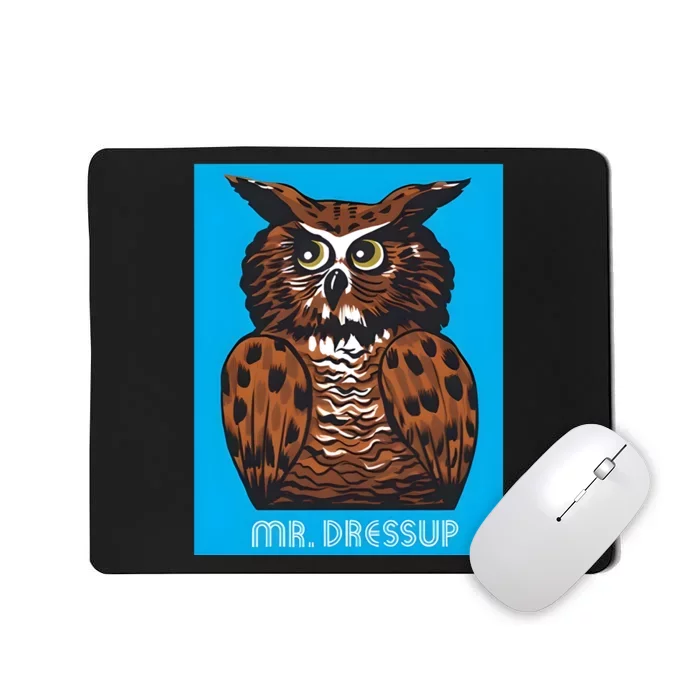 Craig Baird Wearing Mr Dressup Owl Mousepad