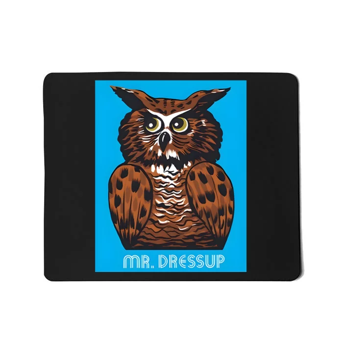 Craig Baird Wearing Mr Dressup Owl Mousepad