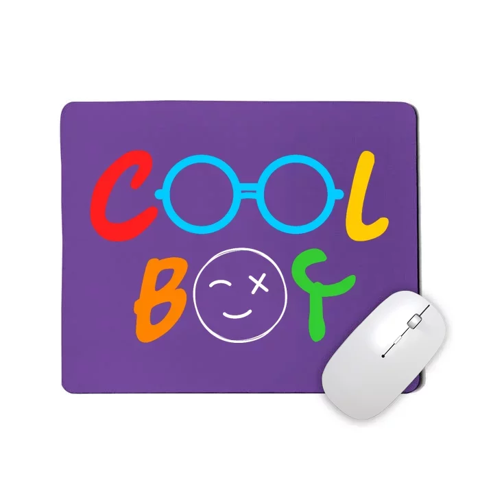 Cool Boy With Glasses Mousepad