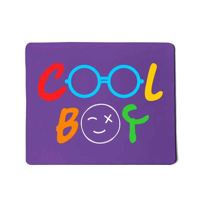 Cool Boy With Glasses Mousepad