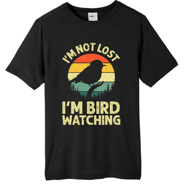 Cool Bird Watching Design Bird Watcher Birder ChromaSoft Performance T-Shirt