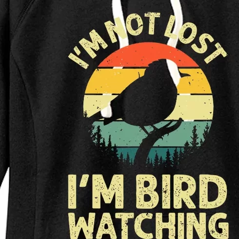 Cool Bird Watching Design Bird Watcher Birder Women's Fleece Hoodie