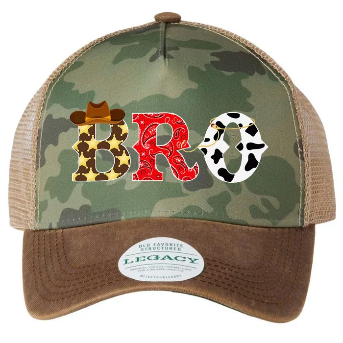 Cowboy Bro Western Rodeo Theme Birthday Party Matching Legacy Tie Dye Trucker Hat