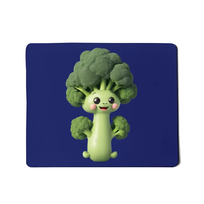 Cute Broccoli World Vegetarian Day Mousepad