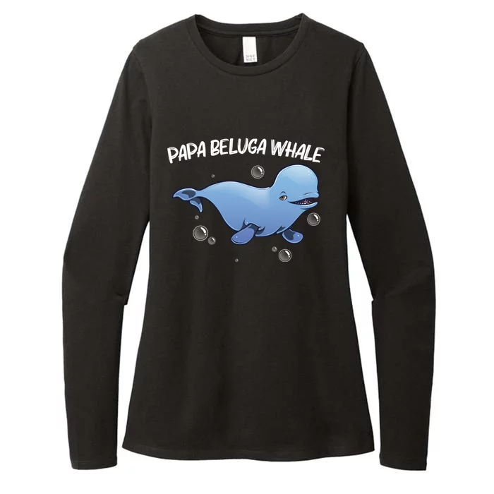 Cool Beluga Whale Dad Orca Whales Save The Ocean Gift Womens CVC Long Sleeve Shirt