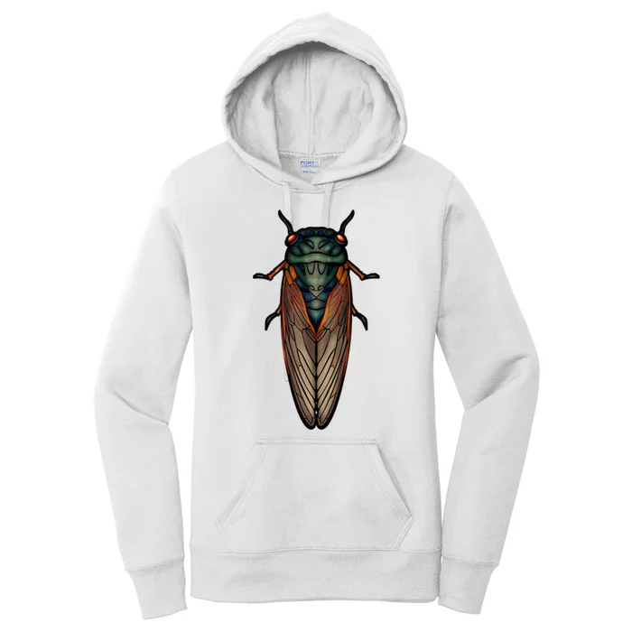 Cicada Brood X Magicicada Septendecim Red Eyed Cicadas Women's Pullover Hoodie