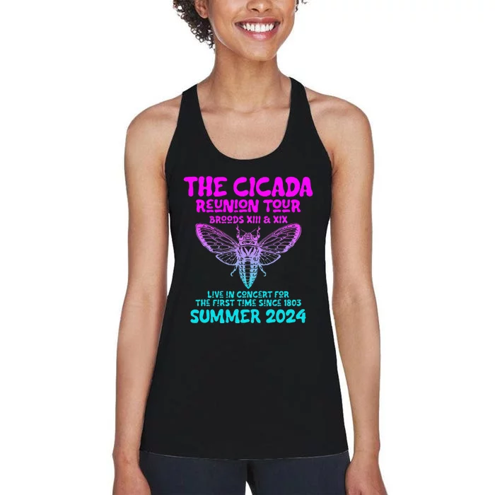 Cicada Brood Xiii Xix Summer 2024 Women's Racerback Tank