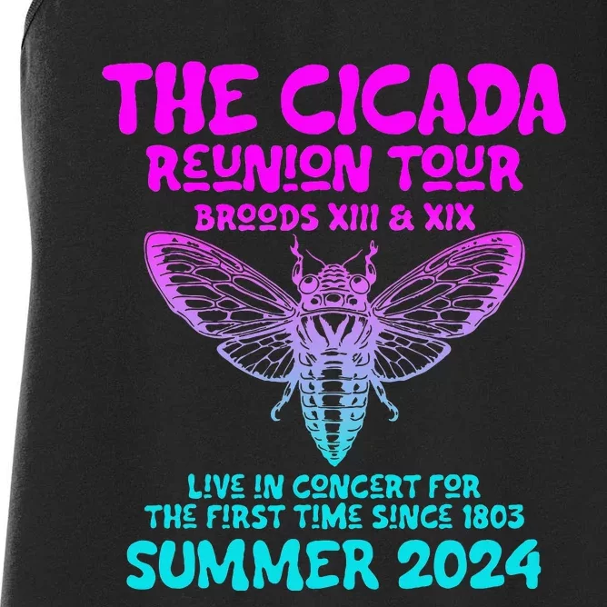 Cicada Brood Xiii Xix Summer 2024 Women's Racerback Tank