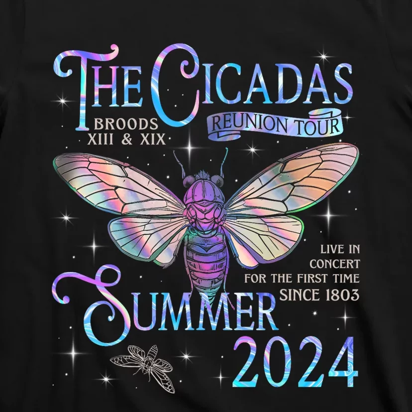 Cicada Brood Xiii Xix Summer 2024 Reunion Swarm Cicadas T-Shirt