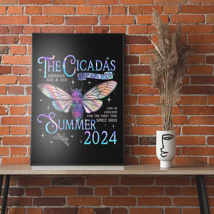 Cicada Brood Xiii Xix Summer 2024 Reunion Swarm Cicadas Poster