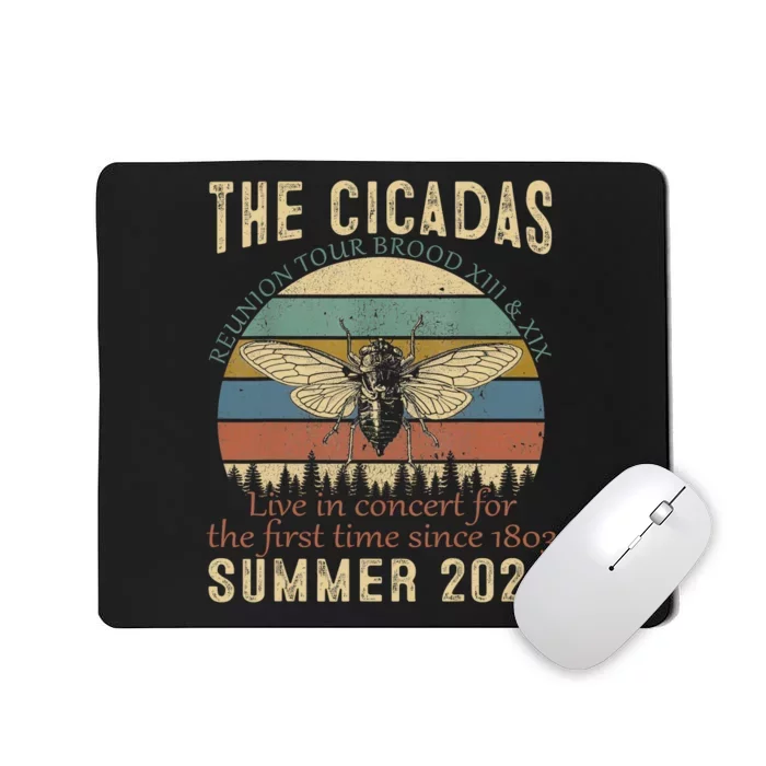 Cicada Brood Xiii Xix Summer 2024 Reunion Swarm Cicadas Mousepad