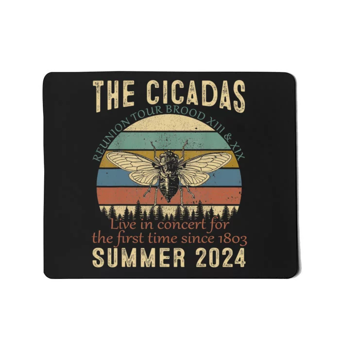 Cicada Brood Xiii Xix Summer 2024 Reunion Swarm Cicadas Mousepad