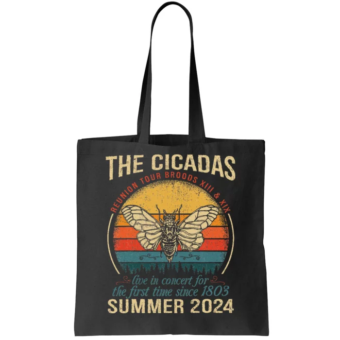 Cicada Brood Xiii Xix Summer 2024 Reunion Swarm Cicadas Tote Bag