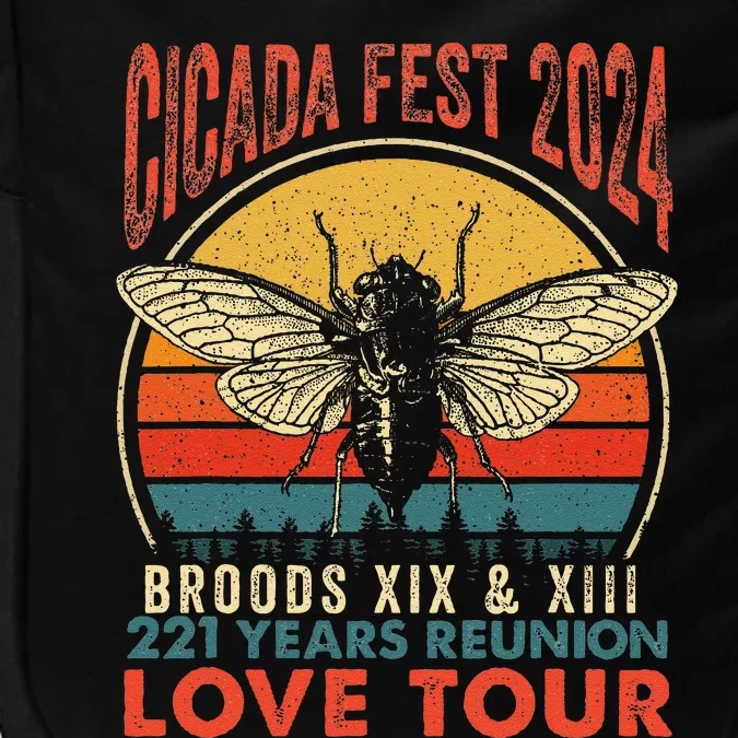 Cicada Brood Xiii Xix 2024 221 Years Reunion Love Impact Tech Backpack