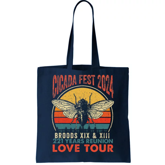 Cicada Brood Xiii Xix 2024 221 Years Reunion Love Tote Bag