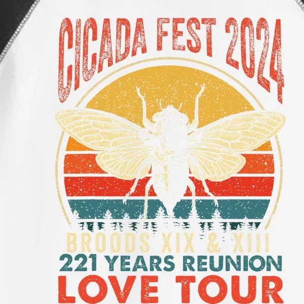 Cicada Brood Xiii Xix 2024 221 Years Reunion Love Toddler Fine Jersey T-Shirt