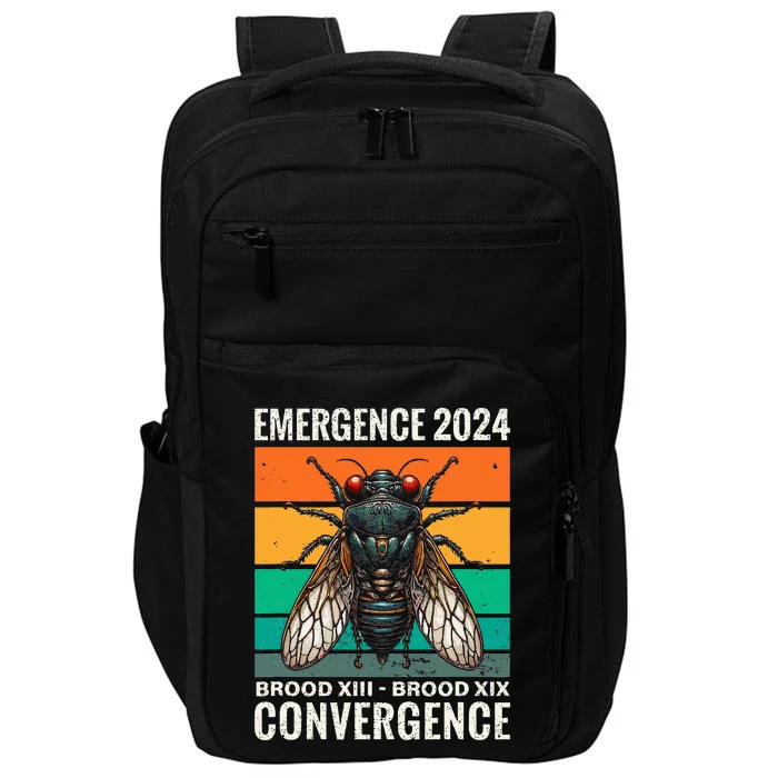 Cicada Brood Xiii Brood Xix 2024 Emergence Convergence Impact Tech Backpack