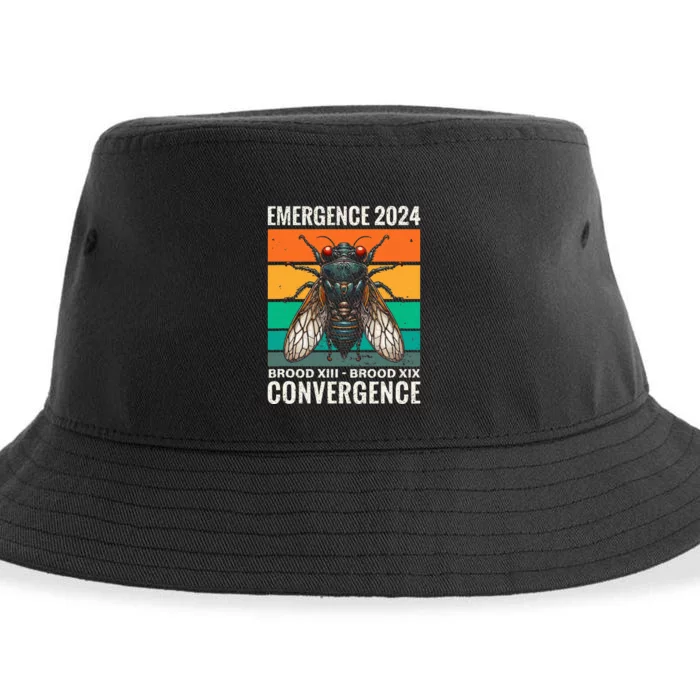 Cicada Brood Xiii Brood Xix 2024 Emergence Convergence Sustainable Bucket Hat