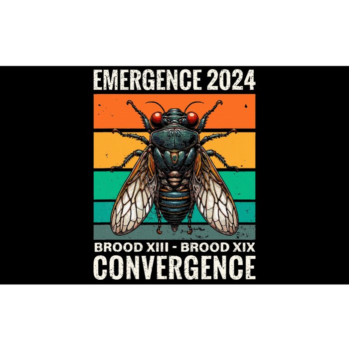 Cicada Brood Xiii Brood Xix 2024 Emergence Convergence Bumper Sticker