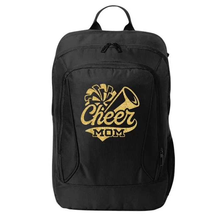 Cheerleader Black Yellow Gold Pom Pom Meaningful Gift City Backpack