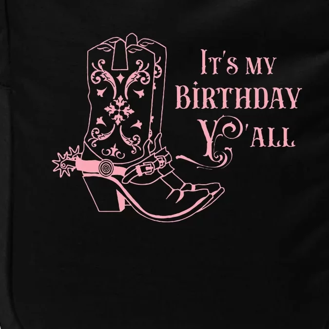 Cowgirl Birthday YAll Country Western Bday Girl Impact Tech Backpack