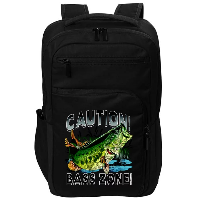 Caution Bass Zone Fishing Impact Tech Backpack