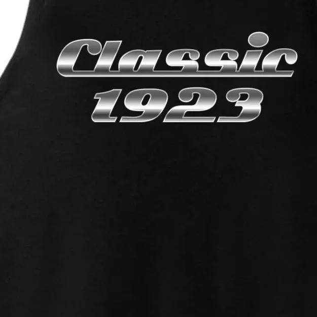 Classic Chrome 1923 100th Birthday Ladies Tri-Blend Wicking Tank