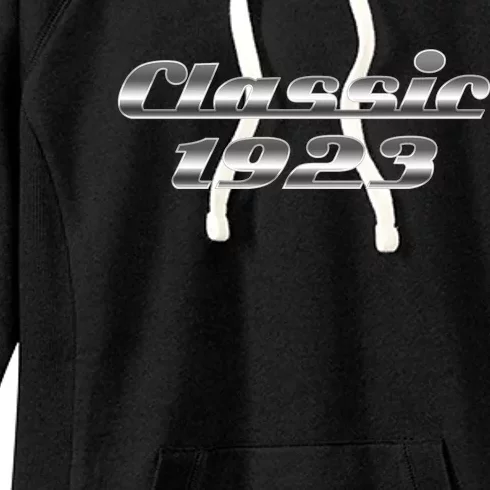 Classic Chrome 1923 100th Birthday Women's Fleece Hoodie