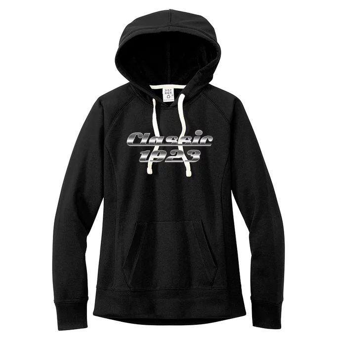 Classic Chrome 1923 100th Birthday Women's Fleece Hoodie