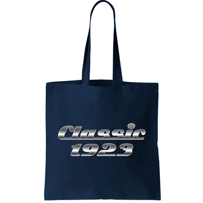 Classic Chrome 1923 100th Birthday Tote Bag