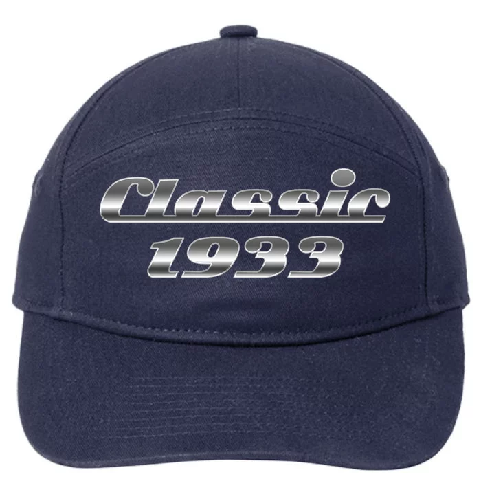 Classic Chrome 1933 90th Birthday 7-Panel Snapback Hat