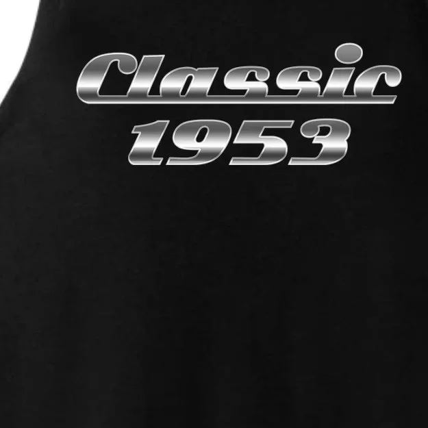 Classic Chrome 1953 70th Birthday Ladies Tri-Blend Wicking Tank