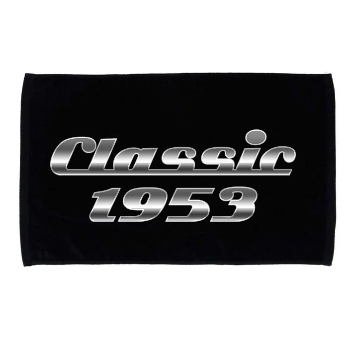 Classic Chrome 1953 70th Birthday Microfiber Hand Towel