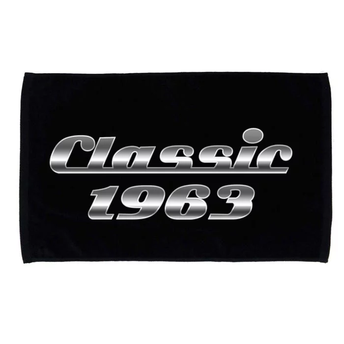 Classic Chrome 1963 60th Birthday Microfiber Hand Towel