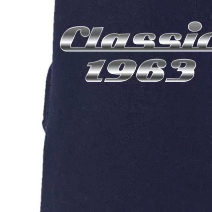 Classic Chrome 1963 60th Birthday Doggie 3-End Fleece Hoodie