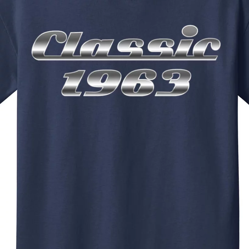 Classic Chrome 1963 60th Birthday Kids T-Shirt