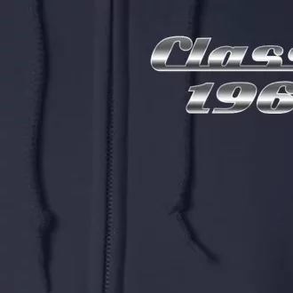 Classic Chrome 1963 60th Birthday Full Zip Hoodie