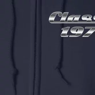 Classic Chrome 1973 50th Birthday Full Zip Hoodie