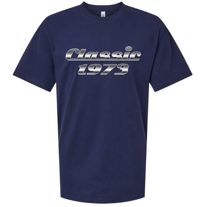 Classic Chrome 1973 50th Birthday Sueded Cloud Jersey T-Shirt