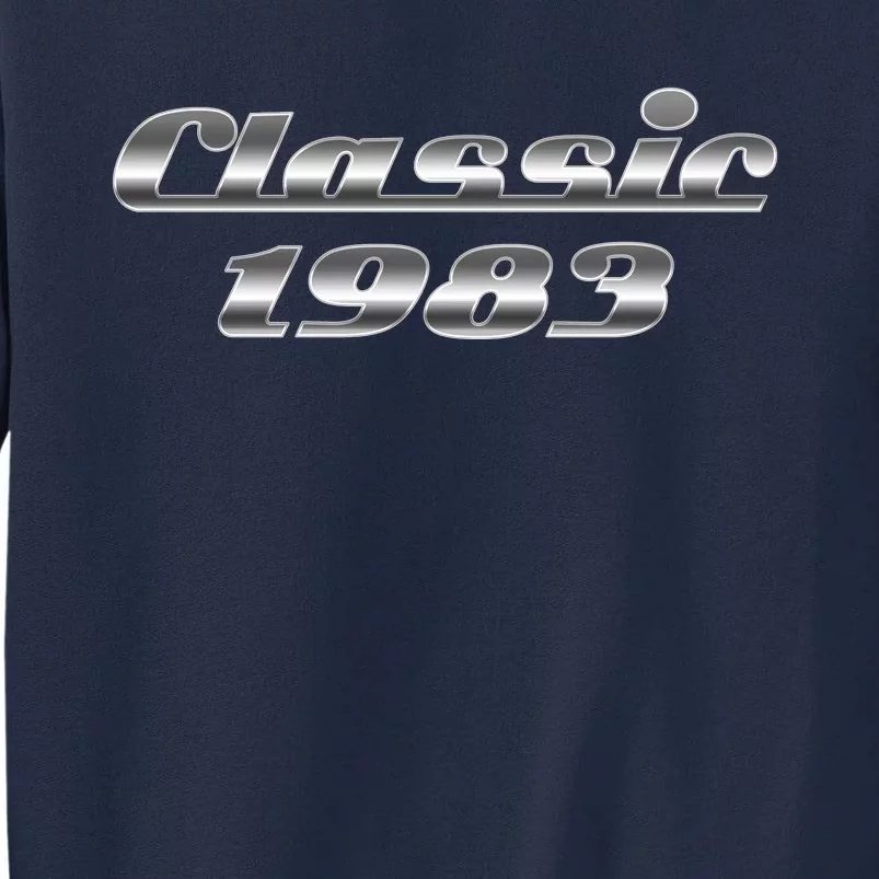 Classic Chrome 1983 40th Birthday Tall Sweatshirt