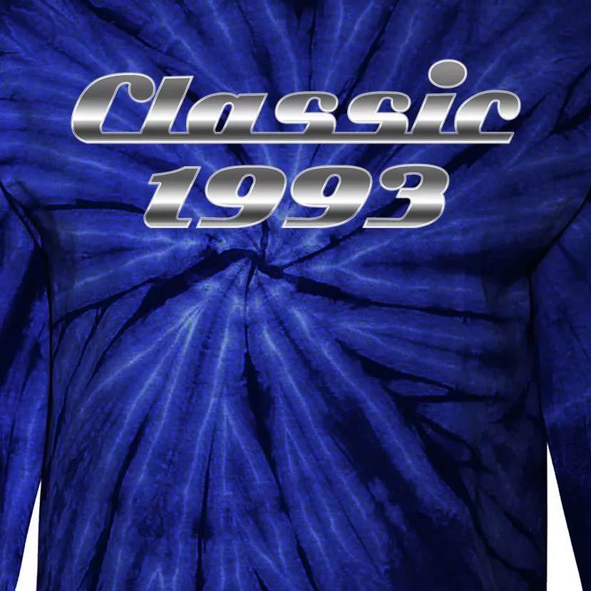 Classic Chrome 1993 30th Birthday Tie-Dye Long Sleeve Shirt