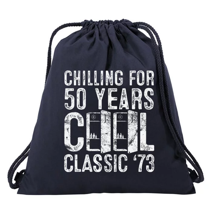 Cool Classic 1973 Vintage 50th Birthday Gifts 50 Year Old Gift Drawstring Bag