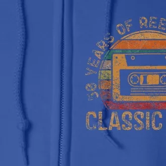 Cassette Classic 1973 Retro 50th Birthday Gifts 50 Year Old Full Zip Hoodie